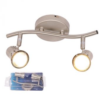 Brightstar S152/2 Satin Chrome Spotlight