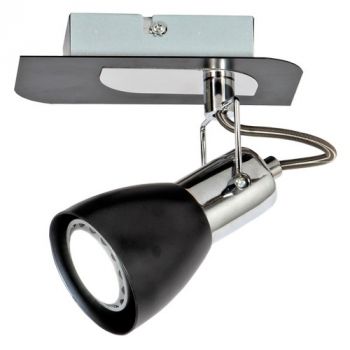 Brightstar S156/1 BK/CHR, S156/1 BK/COPPER 1 Light Spotlight (Multiple Colours/Finishes)