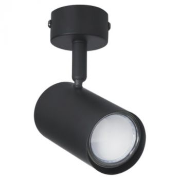 Brightstar S176/1 MATT BK Matt Black Metal Spotlight Matt Black