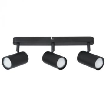 Brightstar S176/3 MATT BK Matt Black Metal Spotlight Matt Black