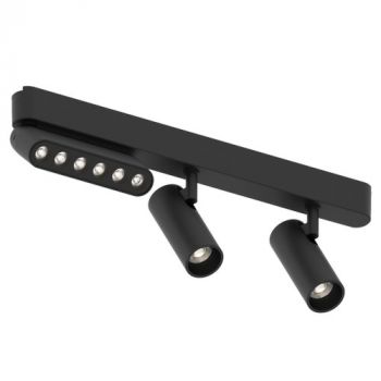 Brightstar S321/3X6 WATT 2 x 6W Magnetic Spot Lights, 1 x 6W Moveable Magnetic Grill Light, 24V DC, IP20 Black