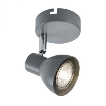 Brightstar S405/1 GREY Grey Metal with Polished Chrome