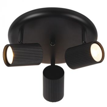 Brightstar S416/3 BLACK Matt Black Spotlight GU10