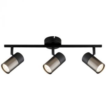 Brightstar S422/3 BLACK Metal Spotlight 3 x GU10 Black 450mm