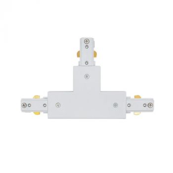 Brightstar S555 TYPE T White T Type Joiner for 3 Wire Track White