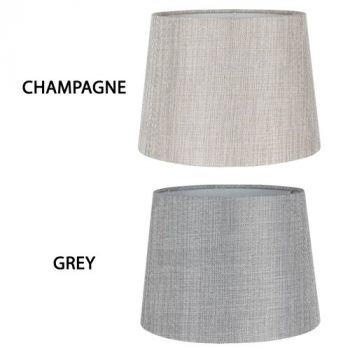 Brightstar SH010 CHANPAGNE, SH010 GREY Fabric Shade (Multiple Colours/Finishes)