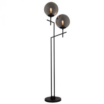 Brightstar SL072 BLACK Metal Base with Smoke Glass