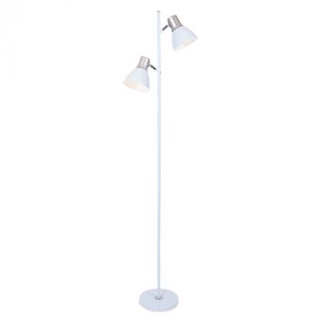 Brightstar SL1097 BLACK, SL1097 WHITE Mother and Son Floor Lamp with Double Switch (Multiple Colours/Finishes)