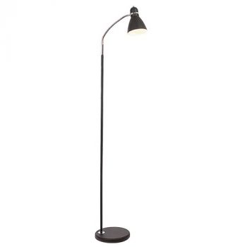 Brightstar SL1098 BLACK Metal Flexi Head Floor Lamp Black