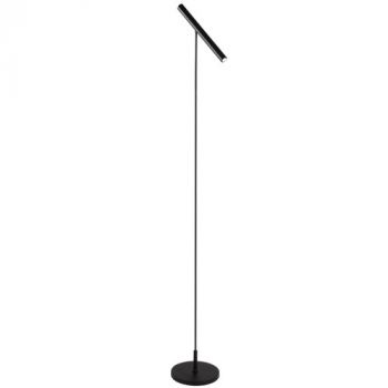 Brightstar SL404 MATT BLACK Metal 7W LED Floor Standing Lamp Matt Black