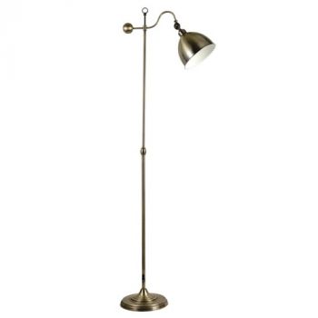 Brightstar SL419 ANTIQUE Metal Standing Lamp On/Off Foot Switch