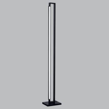 Brightstar SL421 BLACK 27W Metal and Acrylic LED Standing Lamp with Moveable LED Arm On/Off Foot Switch Black
