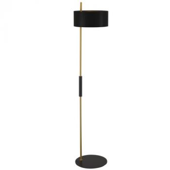Brightstar SL442 BK/GD Metal Standing Lamp 2 x E27 Black