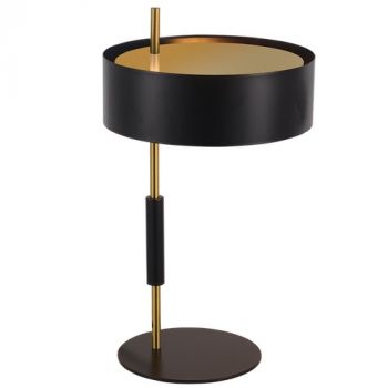 Brightstar TL104 BK/GD Metal Table Lamp E27 Black
