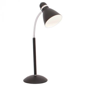 Brightstar TL311 BLACK, TL311 WHITE Metal Desk Lamp with Flexi Arm (Multiple Colours/Finishes)