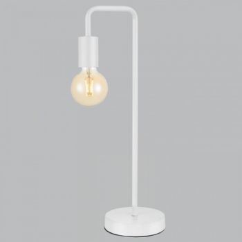 Brightstar TL621 WHITE Sand White Metal Table Lamp White