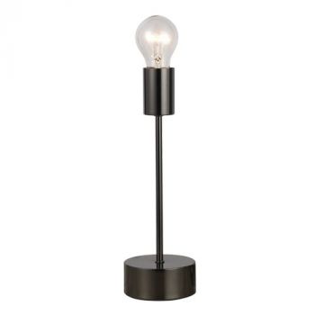 BrightStar TL637 GUN METAL Metal Table Lamp - 1 x 40W ES (Not Included) Gun Metal