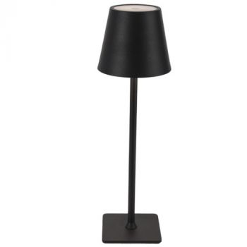 Brightstar TL660 BLACK 3W Rechargeable LED Table Lamp with Touch Control Switch and USB Charging Cable Black