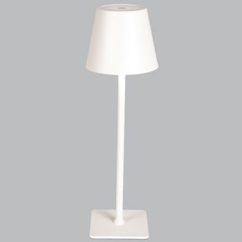 Brightstar TL661 WHITE 3W Rechargeable LED Table Lamp with Touch Control Switch and USB Charging Cable White