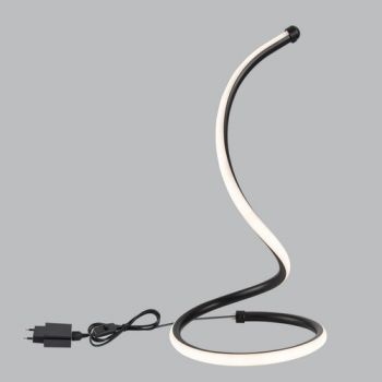 Brightstar TL672 BLACK 2W LED Table Lamp IP20 1000mm USB Cable with Adapter Black