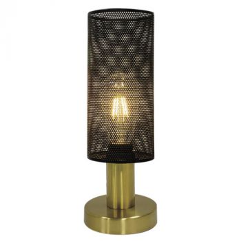 Brightstar TL704 BK/GD Metal Table Lamp Black and Gold