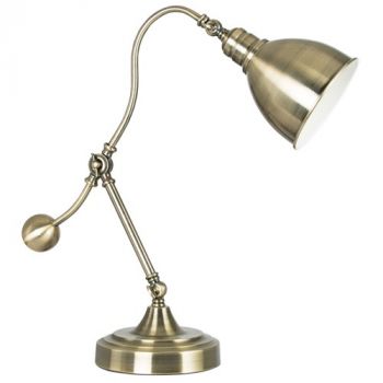Brightstar TL819 ANTIQUE Antique Brass Table Lamp