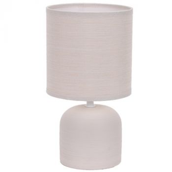 Brightstar TL835 BEIGE Ceramic Base with Fabric Shade Beige