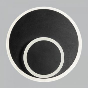 Brightstar WYN-WB023 LED Metal and Acrylic LED Fitting with Moveable Centre Ring Black