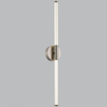 Brightstar WB224/2 SATIN 12W LED 4000K Wall Light 700mm IP44 Satin Chrome