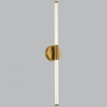 Brightstar WB226/2 GOLD 12W LED 4000K Metal Wall Light 700mm IP44 Gold