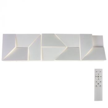 Brightstar WB268 MATT WHITE 20W LED Metal Wall Bracket with Remote Control Dimmable Matt White