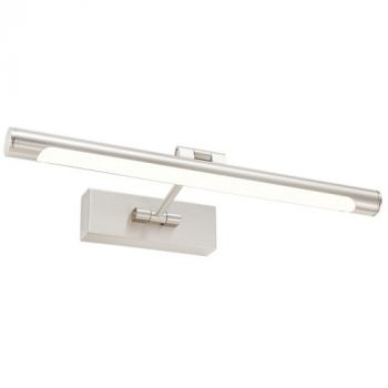 Brightstar WB273 SATIN LED 201 Stainless Steel Bathroom Mirror Light or Picture Light with PC Diffuser Satin Chrome
