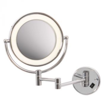 Brightstar WB800 CHROME Polished Chrome Mirror Wall Light with Switch