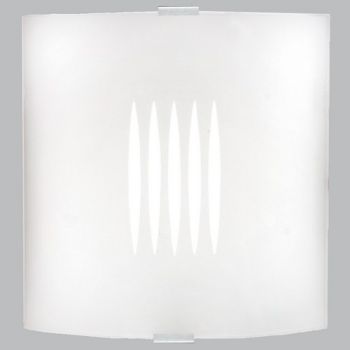 Brightstar WB9002 GLASS Glass Wall Bracket with Satin Chrome Clips