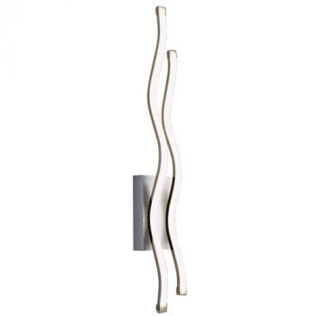 Brightstar WB9007 CHROME Polished Chrome and Acrylic LED Wall Bracket