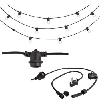 Brightstar WSC008 STRING Outdoor String Lights, IP65 Black