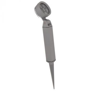 BuyLighting JGS851s Outdoor LED Spike Light Silver Grey