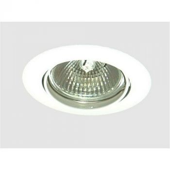 BuyLighting WYN-JC24h ROUND TILT Die cast recessed downlighter Brushed Metal (Image May Vary)