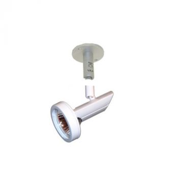 BuyLighting S226sS4 WING spot head, SS4 Flush Surface Ceiling Plate Silver Grey