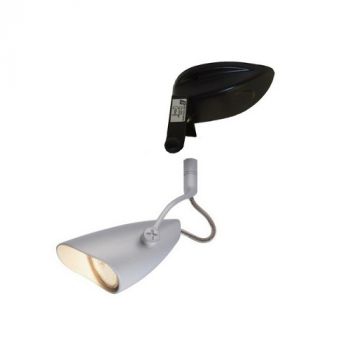 BuyLighting S599s ARGON spot head GU5.3 Spotlight Silver Grey (SS3 Surface Transformer) (Multiple Base Plates)