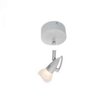 BuyLighting S540S8 STAR spot head SS8 Large Round Surface Ceiling plate with 60 Watt Electronic Transformer Silver Grey (Multiple Shade Colours)