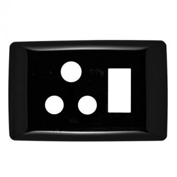 Crabtree 10006/608 Diamond Single STD Switched Socket Coverplate