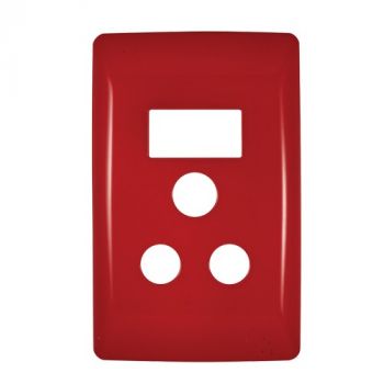 Crabtree 10007/603 Diamond Single STD Switched Socket Coverplate