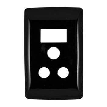 Crabtree 10007/608 Diamond Single STD Switched Socket Coverplate