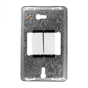 Crabtree 10021/001 Diamond 2 Lever 1 Way Switch on 2x4 Yoke