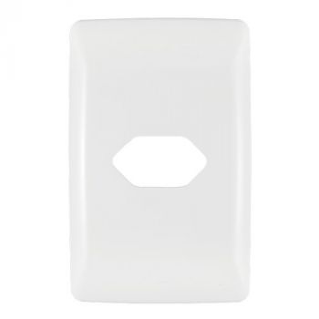 Crabtree 10051/601 Diamond Single Slimline Socket Unswitched Coverplate