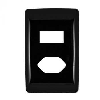 Crabtree 10053/608 Diamond Single Slimline Switched Socket Coverplate