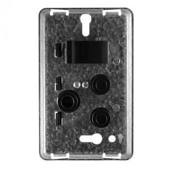 Crabtree 10060/008 Diamond Single STD Socket 164-1 Switched on 4x2 Yoke
