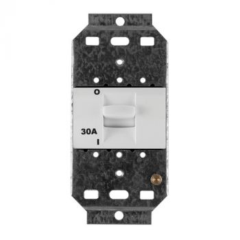 Crabtree 10230/001 Diamond Double-pole 30A Isolator on 2x4 Yoke