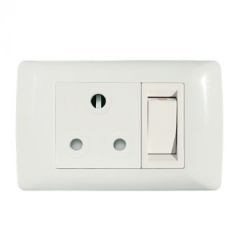 Crabtree 10301/111 Diamond Single STD with White Single Pole Switch
